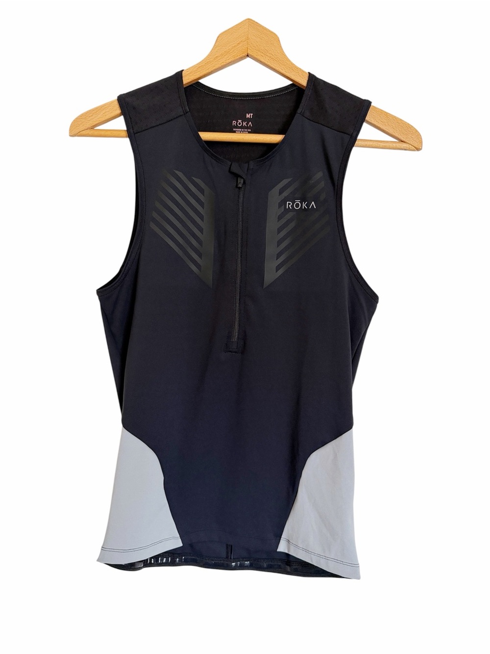 ROKA Mens Gen II Elite Aero Sleeveless Tri Triathlon Race Top size MT